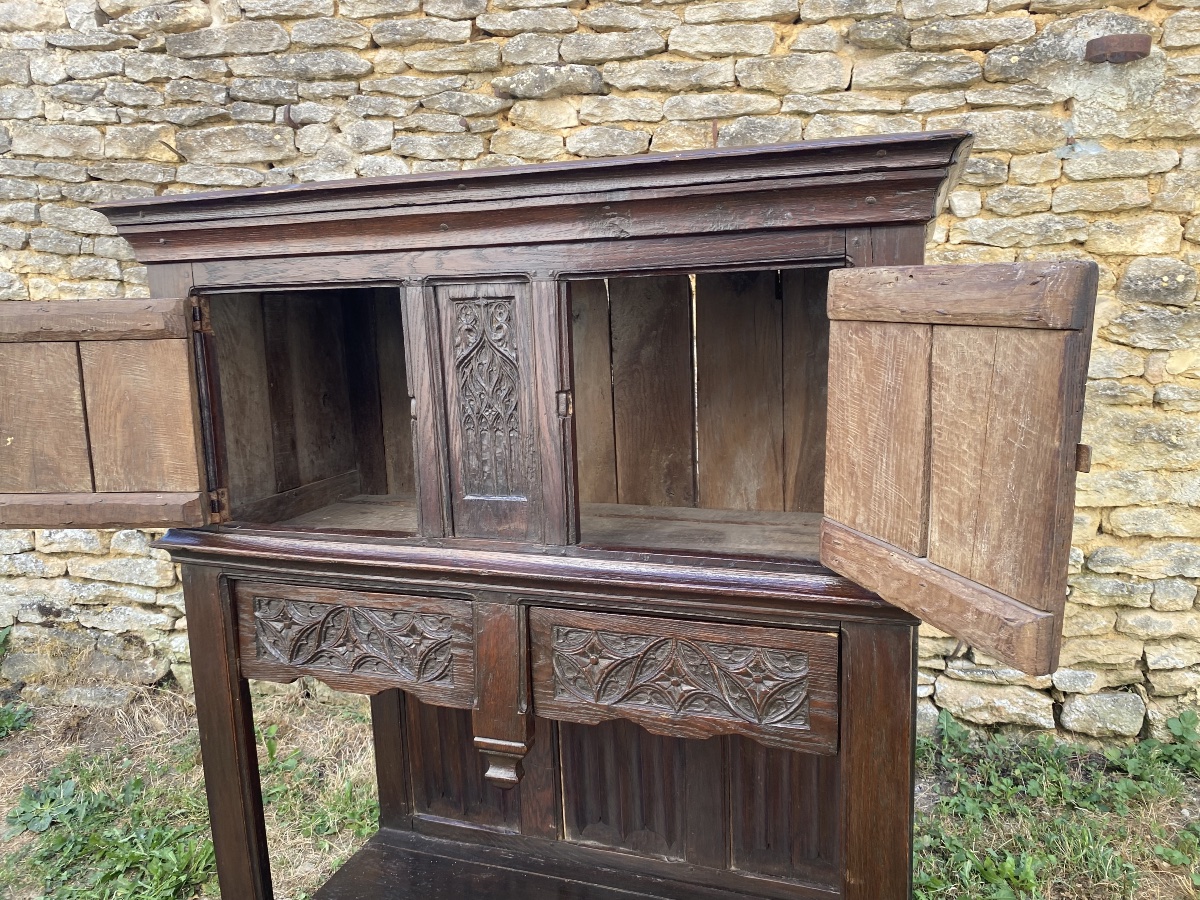 Dressoir gothique XVI ème siècle -photo-1
