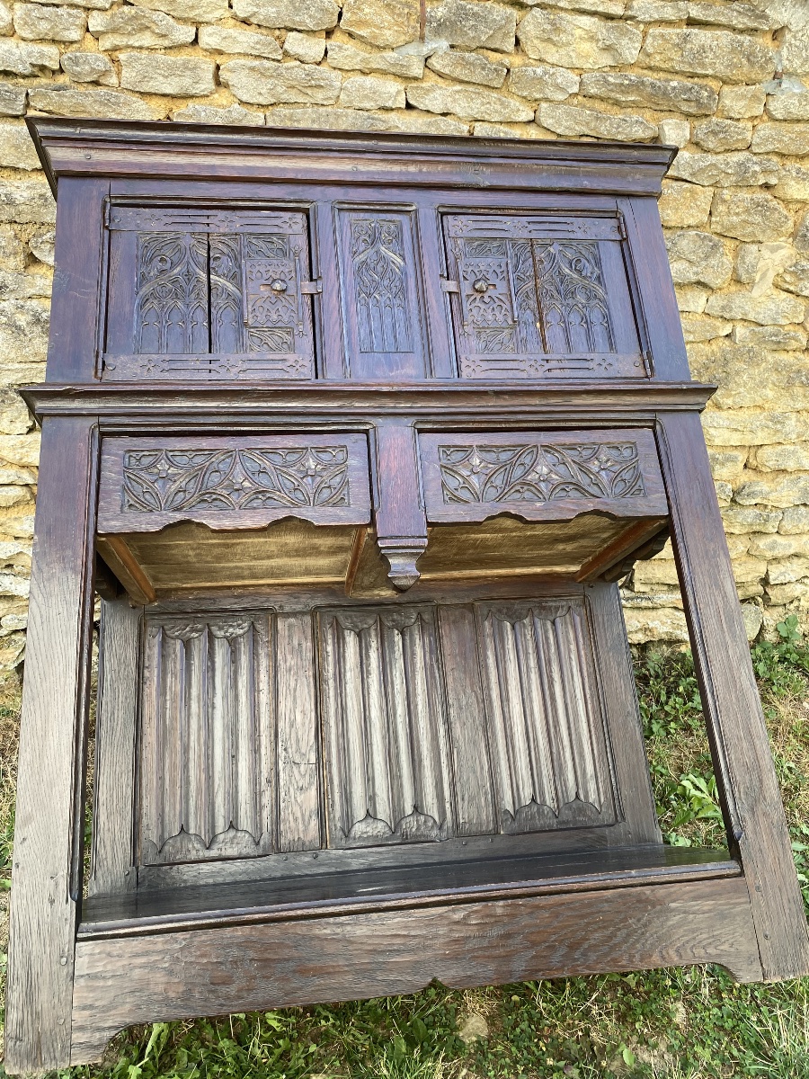 Dressoir gothique XVI ème siècle -photo-5