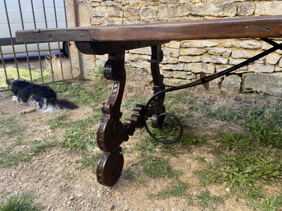 Large Renaissance-style Monastery Table -photo-4