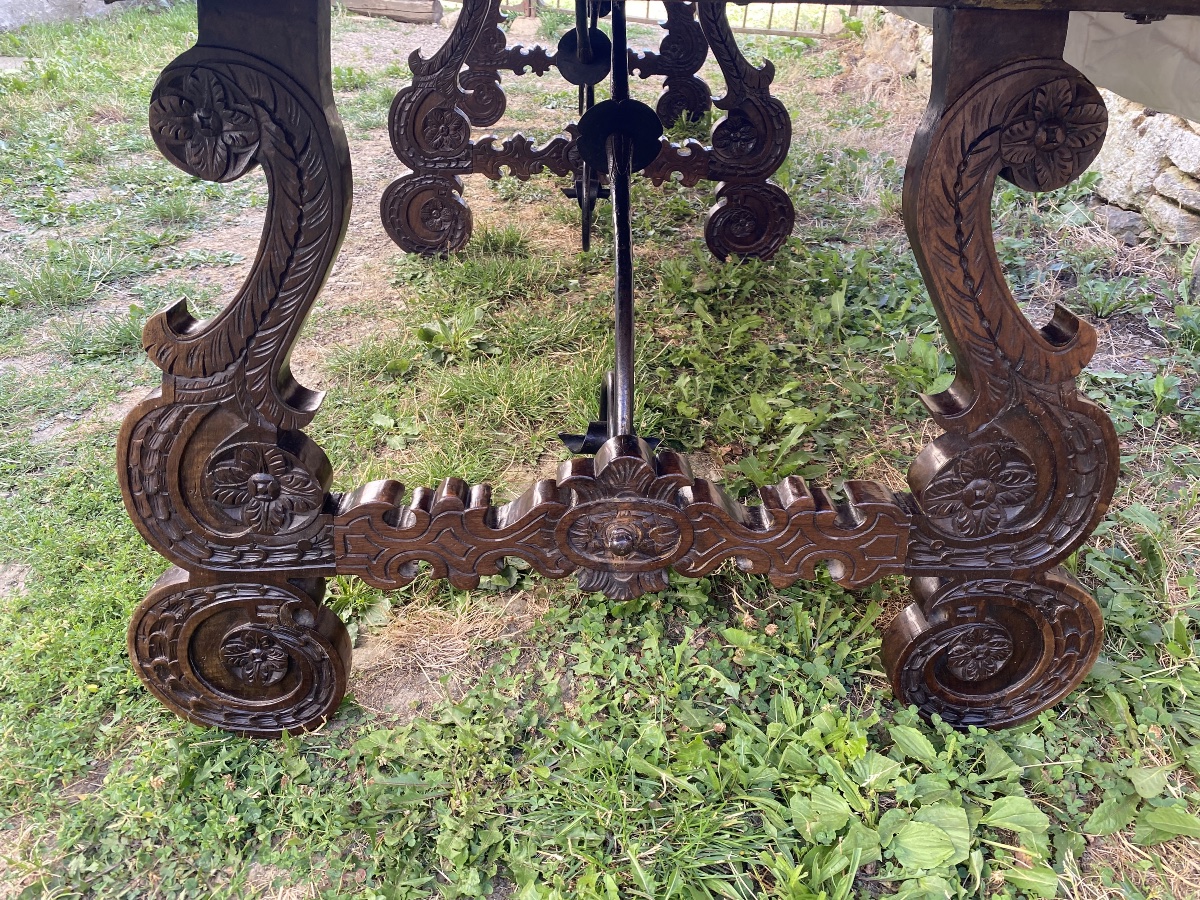 Large Renaissance-style Monastery Table -photo-2