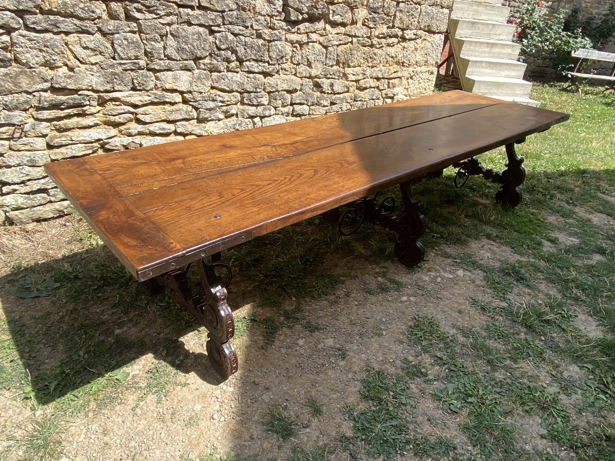 Large Renaissance-style Monastery Table -photo-3