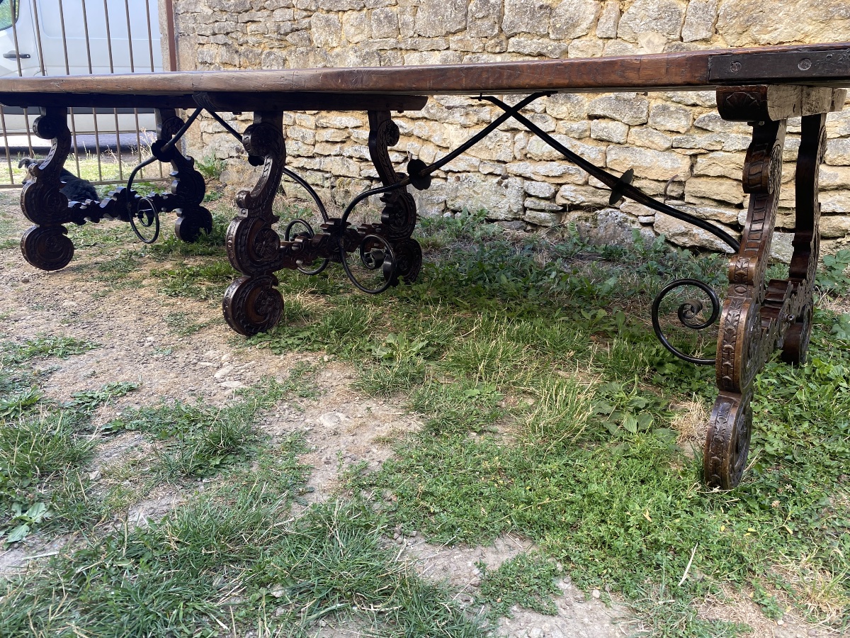 Large Renaissance-style Monastery Table -photo-4