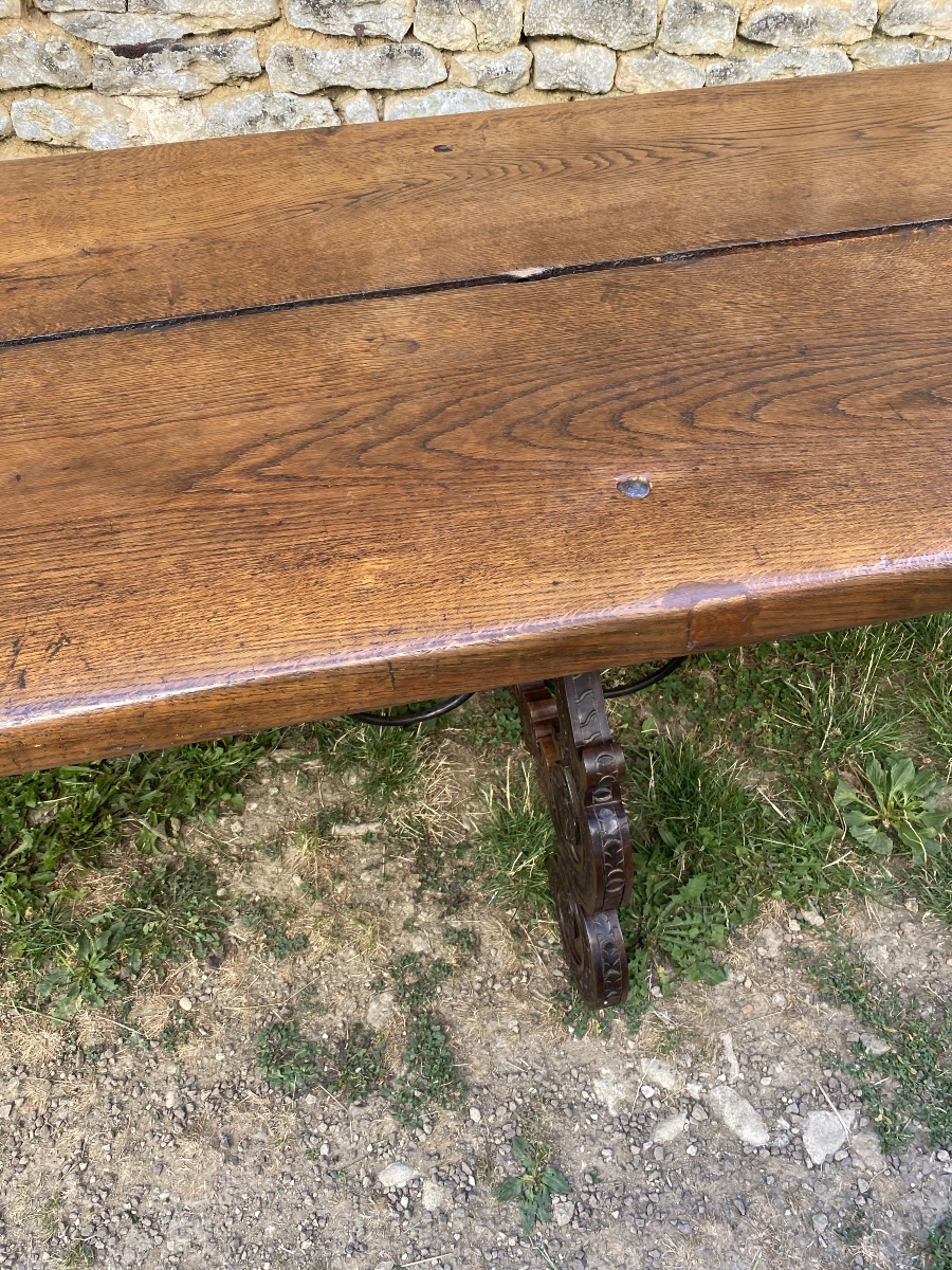 Large Renaissance-style Monastery Table -photo-7