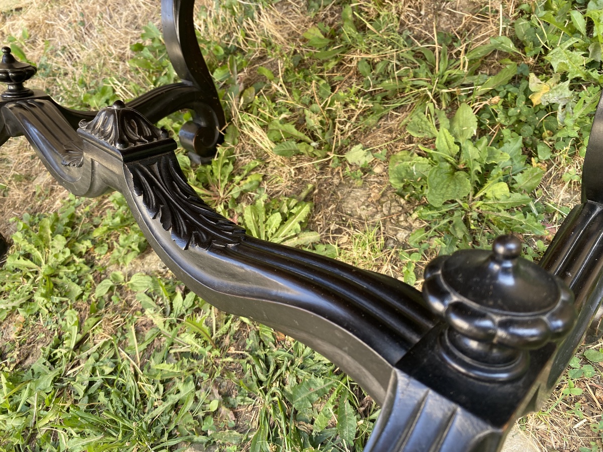 Suite de quatre fauteuils Louis XIII -photo-4