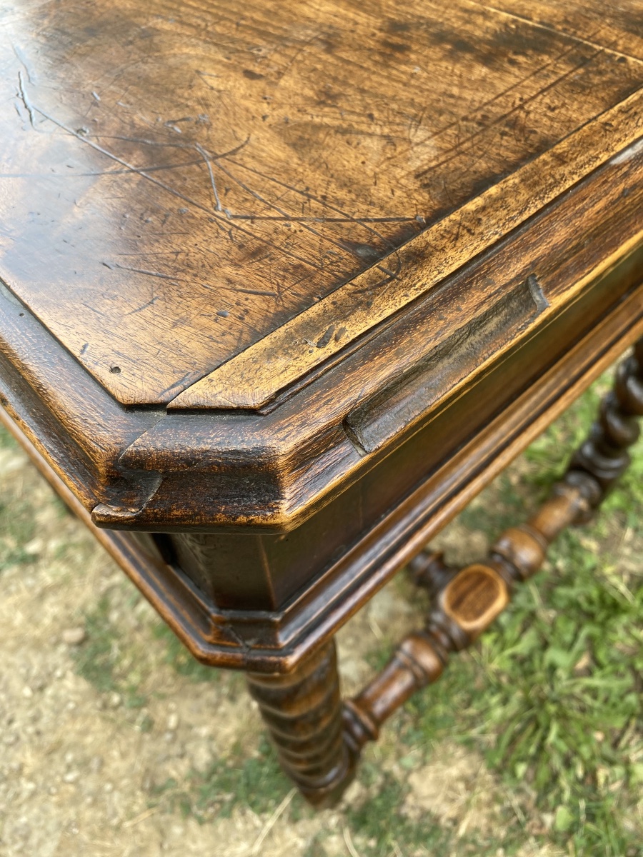 Petite table d’époque Louis XIII-photo-4