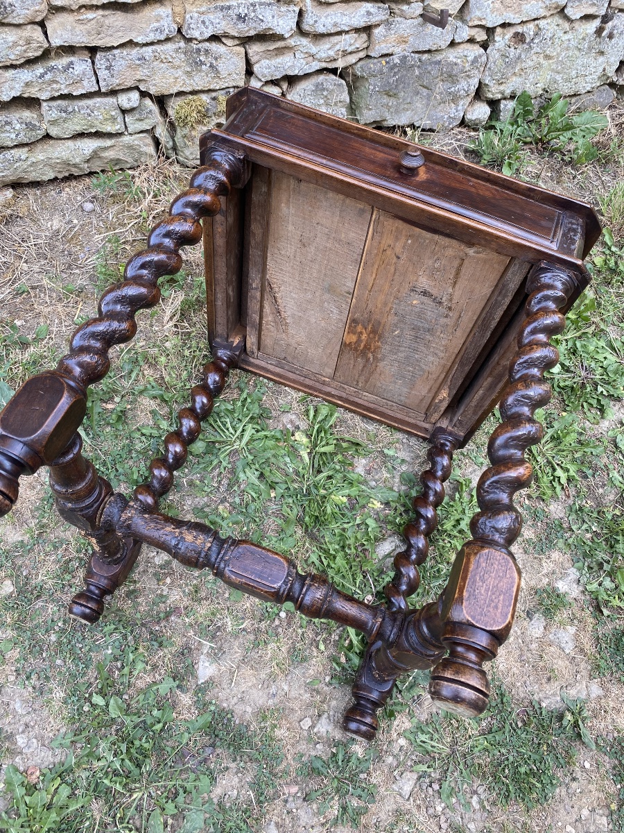 Petite table d’époque Louis XIII-photo-7