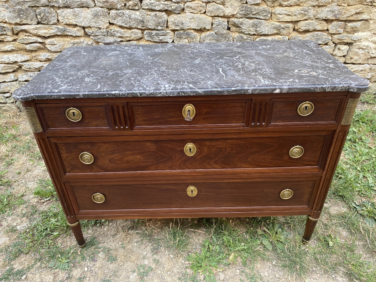 Commode Louis XVI à secrets -photo-1