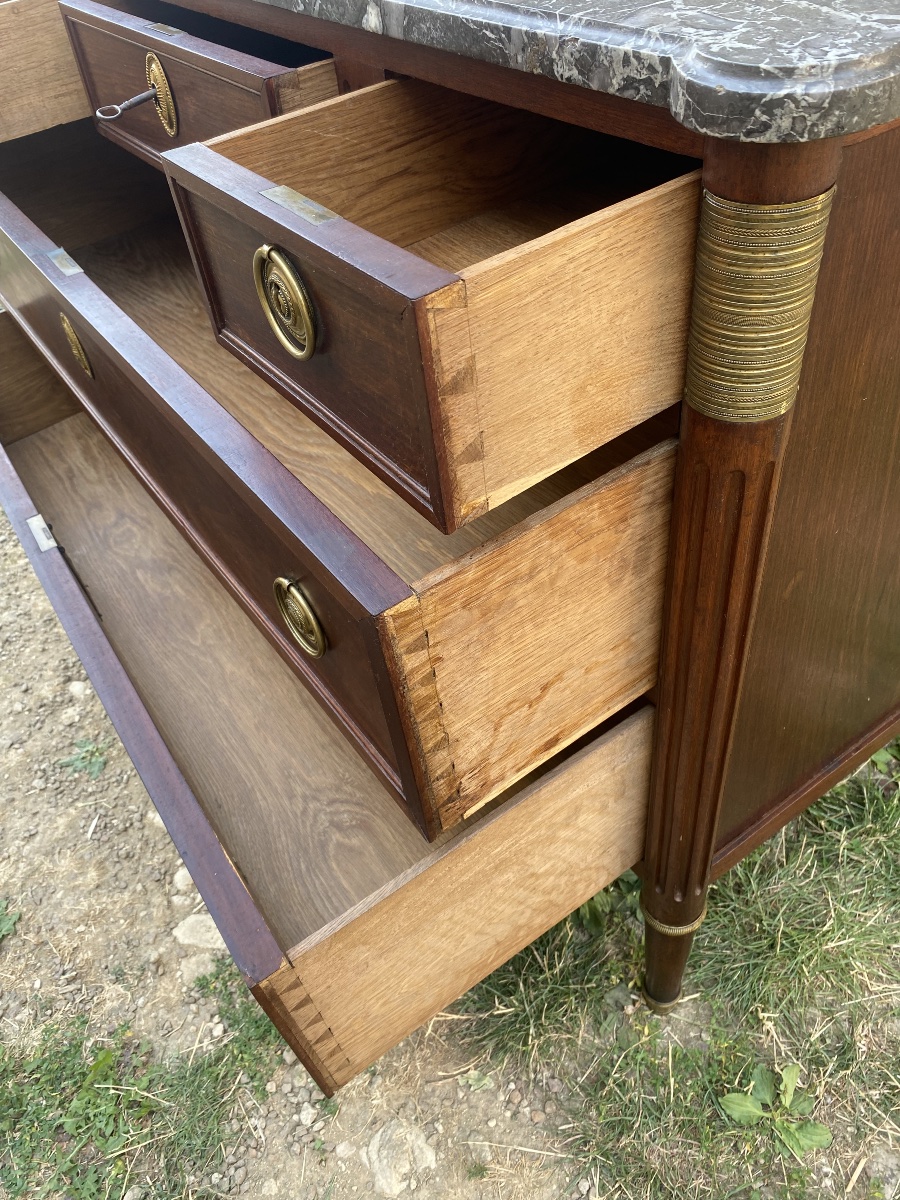 Commode Louis XVI à secrets -photo-2