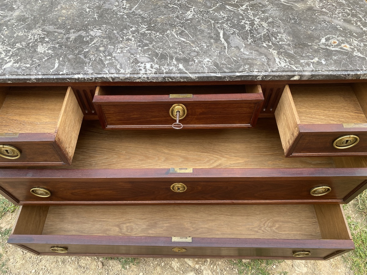 Commode Louis XVI à secrets -photo-4