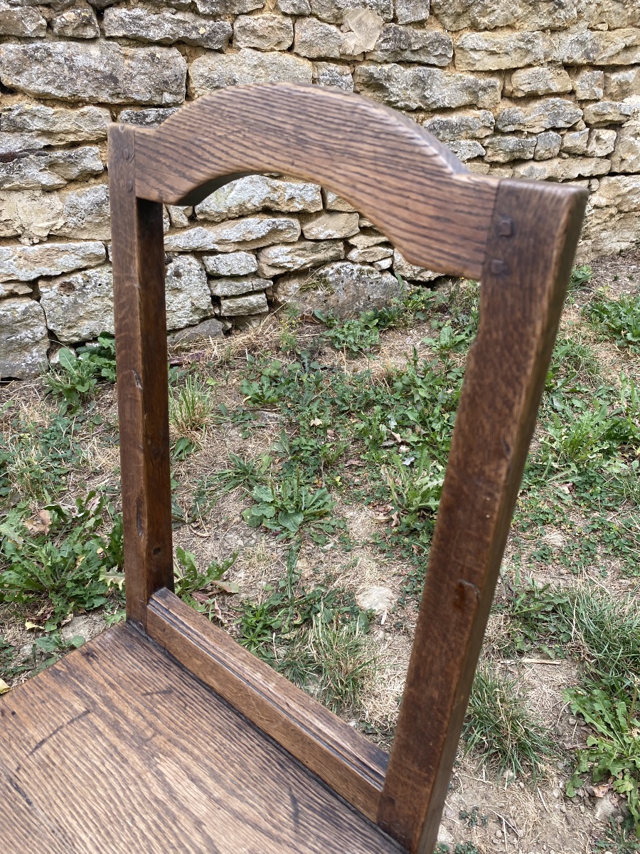 7 Lorraine Chairs Made Of Oak -photo-1