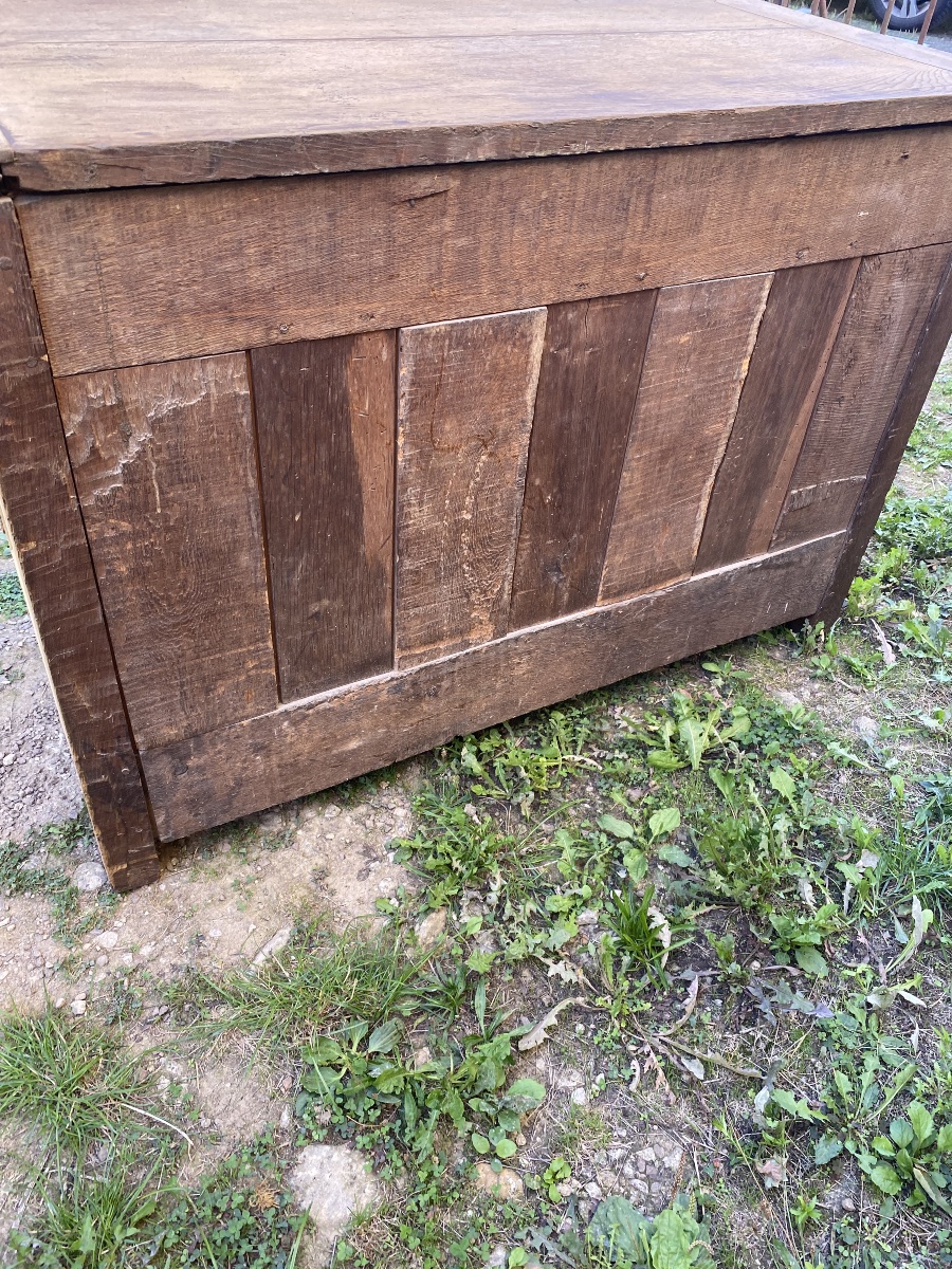 Louis XV Chest Of Drawers Made Of Solid, Unfinished Oak -photo-5