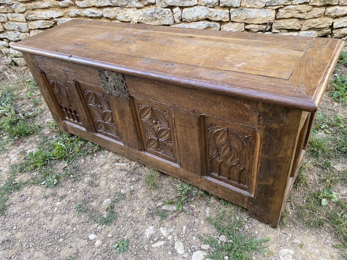 13th-century Chest Made Of Solid Oak -photo-3