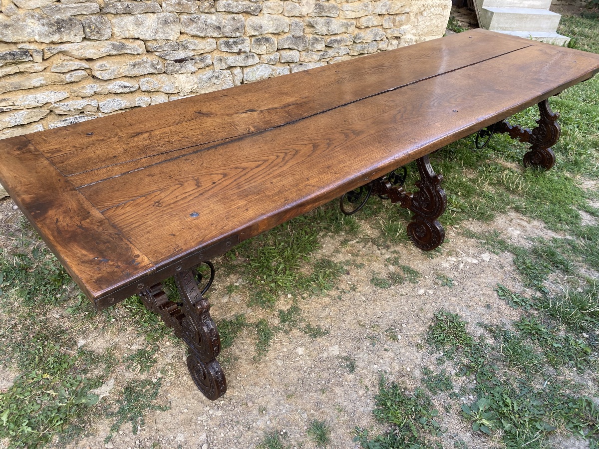 Grande table monastère style Renaissance -photo-4