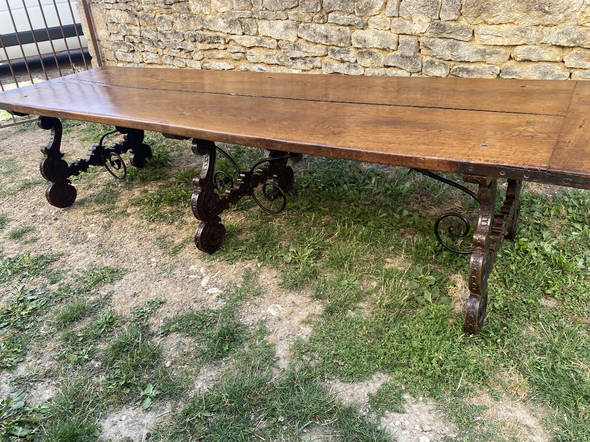 Grande table monastère style Renaissance -photo-6