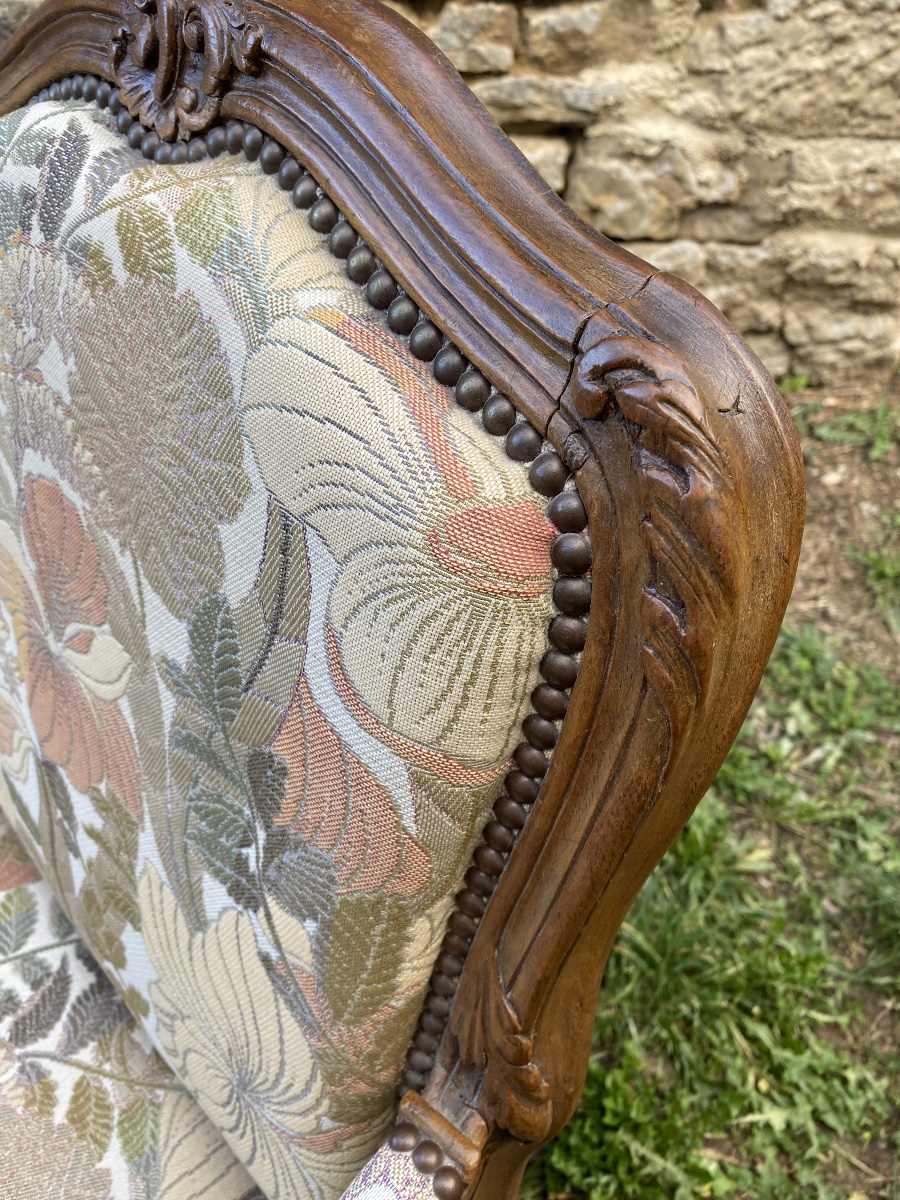 Set Of 4 Louis XV-style Armchairs-photo-2