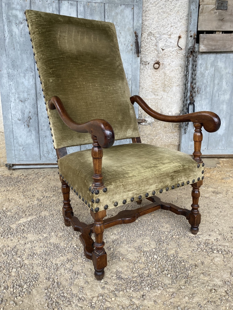 17th-century Louis XIV Armchair -photo-3