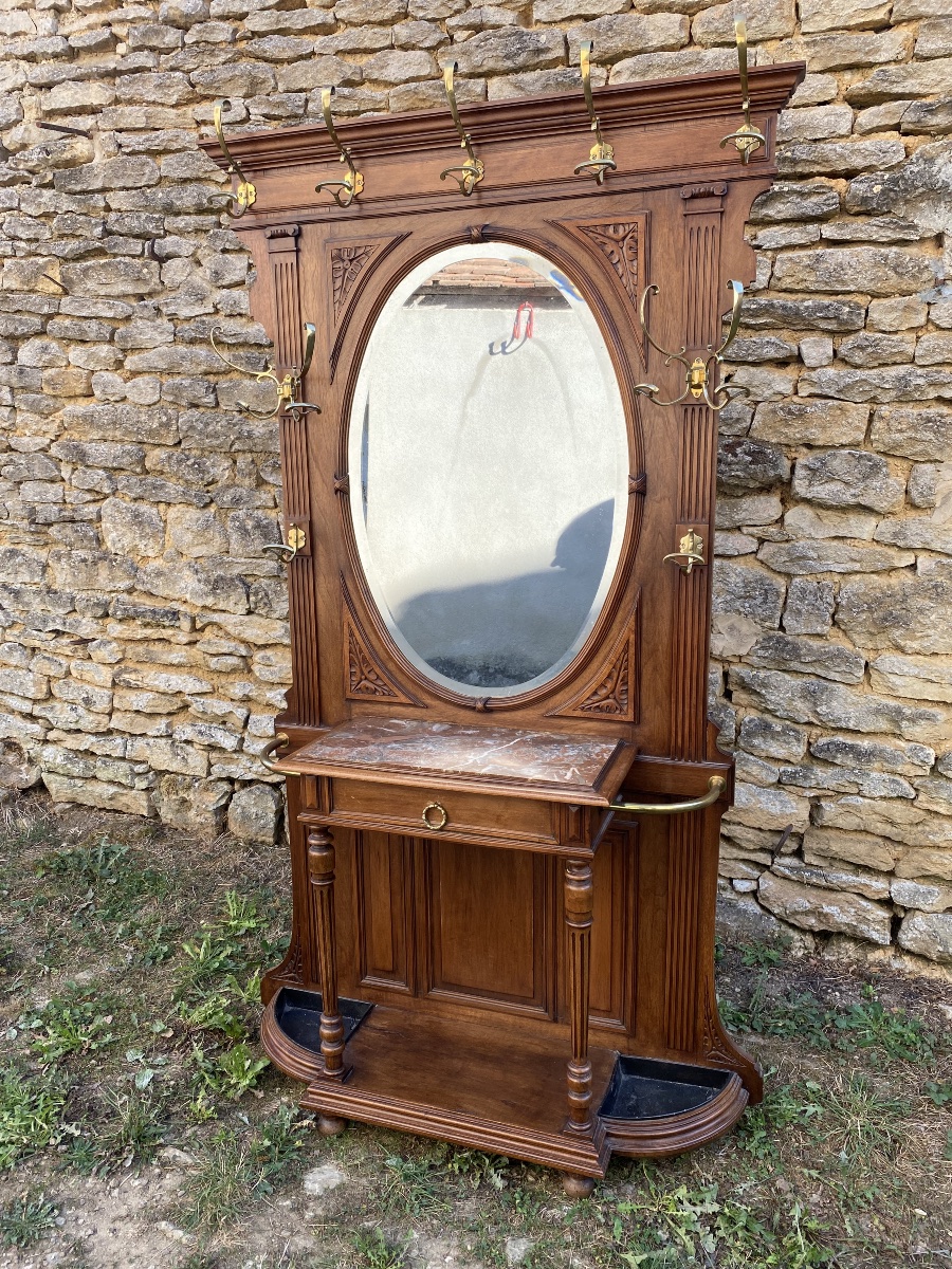 Walnut Coat Rack / Coat Stand -photo-5