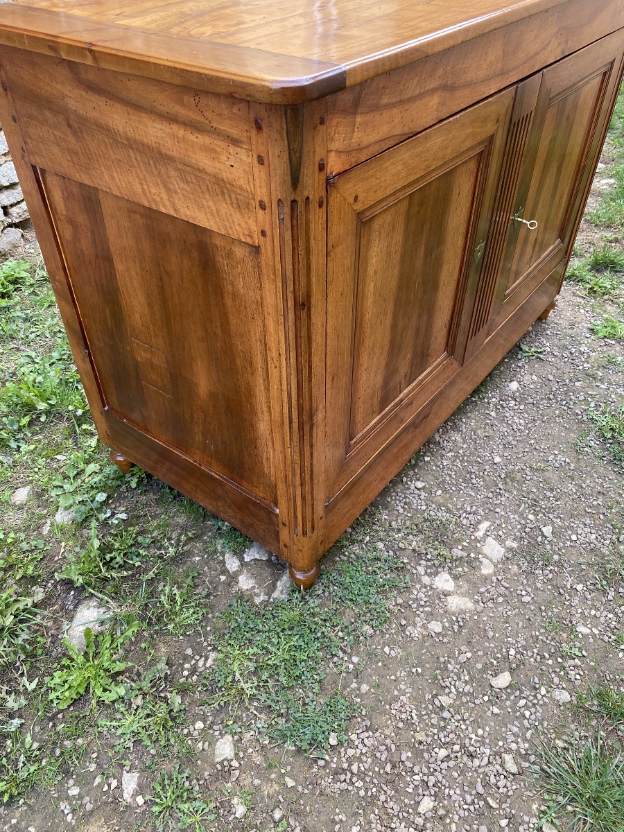Louis XVI-style Chest-style Sideboard In Walnut -photo-3