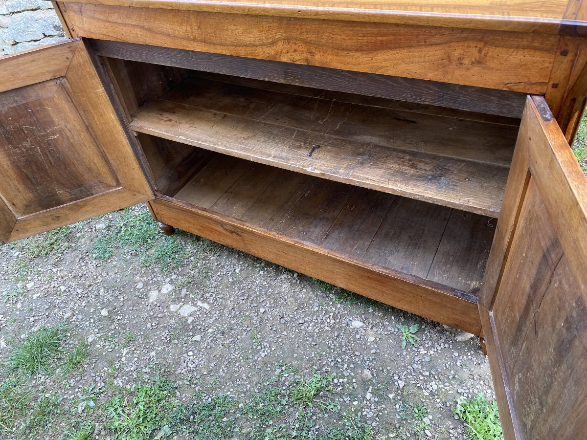 Louis XVI-style Chest-style Sideboard In Walnut -photo-7