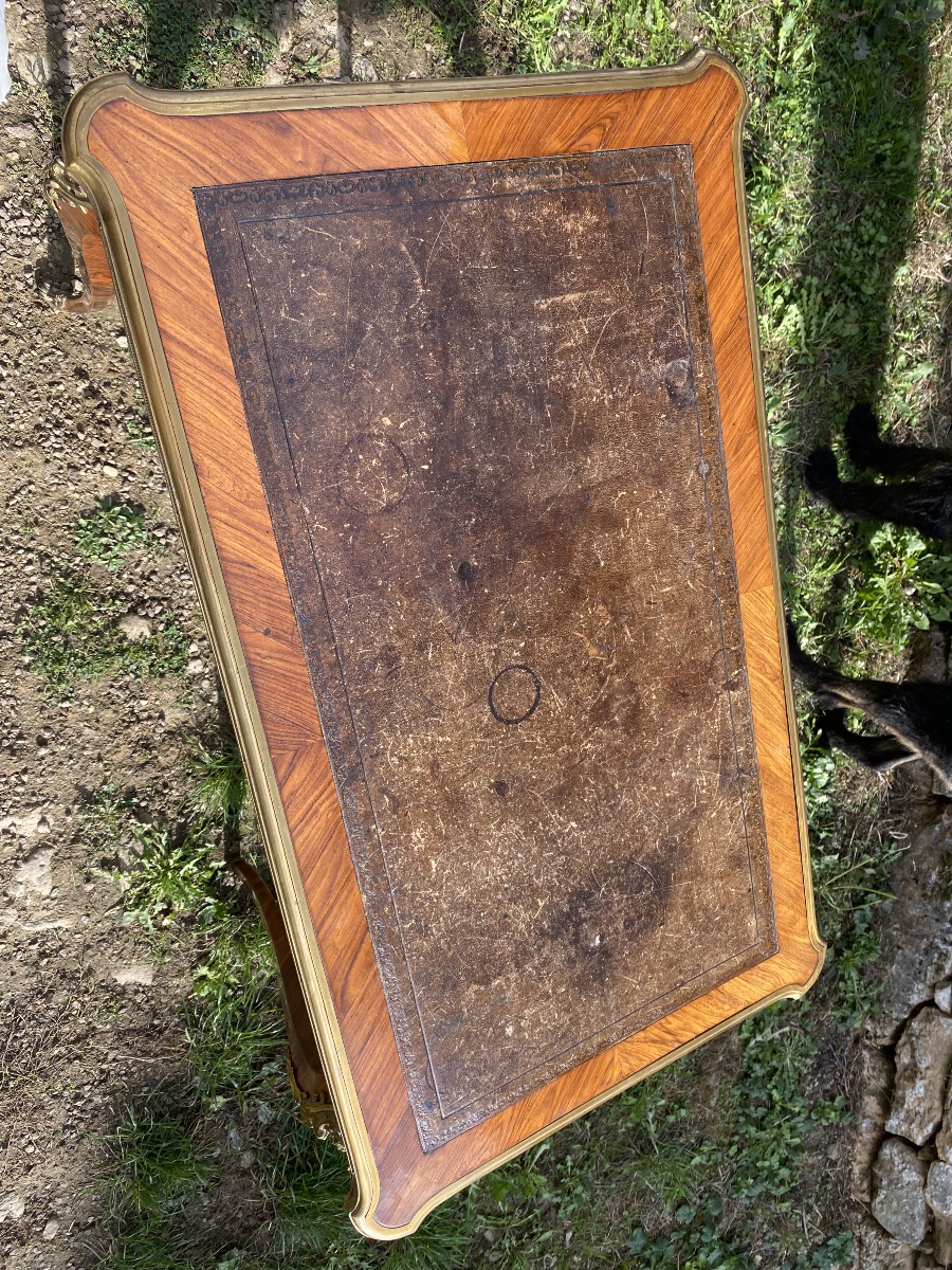 Petite table bureau style Louis XV -photo-1