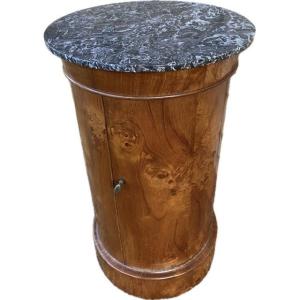 Charles X Bedside Table/sleeping Bag In Elm 