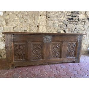 13th-century Chest Made Of Solid Oak