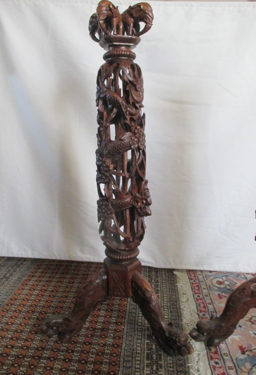 Pair Of Carved Columns-photo-3