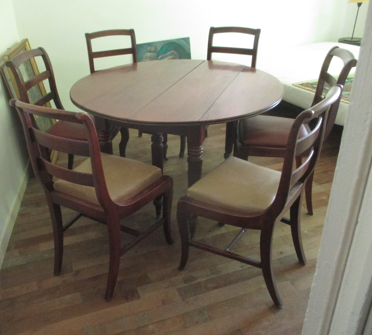 Set Of Six 19th Century Chairs-photo-2