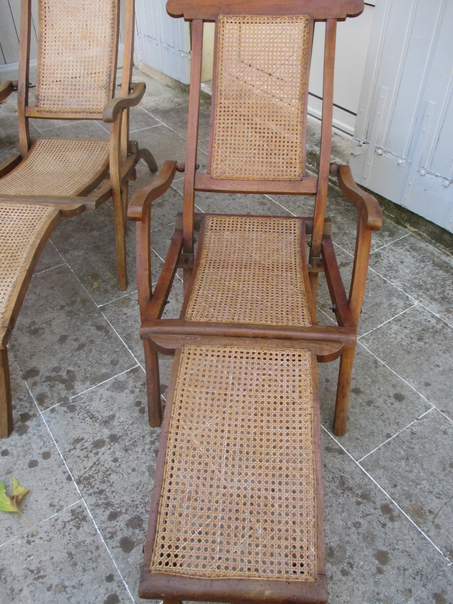 Pair Of Colonial-style Lounge Chairs-photo-3