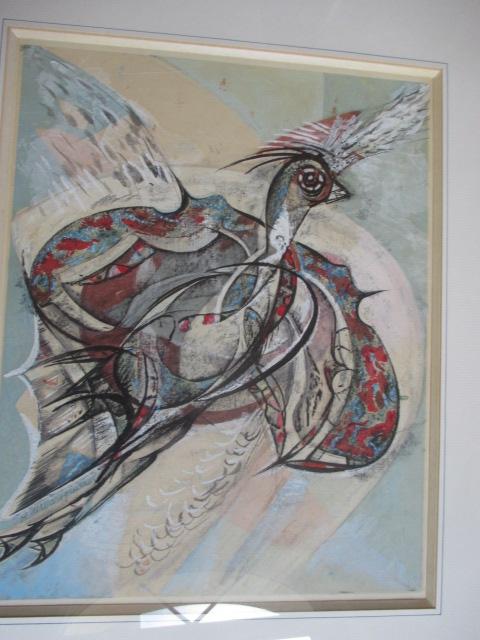 From Waroquier Henry "the Bird" Drawing Watercolor-photo-2