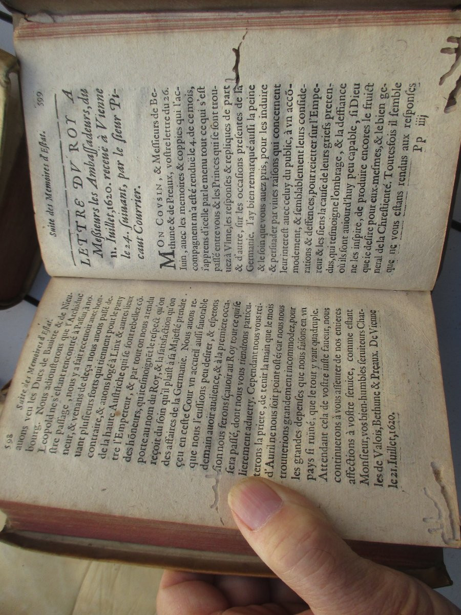 "memoires d'Estat" For Mr. De Villeroy 1622-1625-photo-7