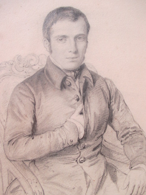  Massard Jean, Marie, Robert, Léopold (1812- 1889 )   dessin original          