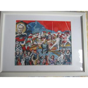 Pizzare ..... Brassens .... Sete Watercolor