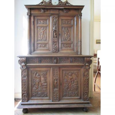 Four Doors Sideboard Ecole Du Val De Loire End Sixteenth-early Seventeenth