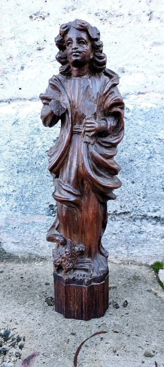 St Jean l'évangéliste Chêne XVIIeme Siècle
