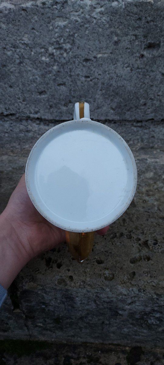 Superb Jug Decorated With Characters Riding A Donkey And A Shepherd. 18th Century Ep Directory-photo-2