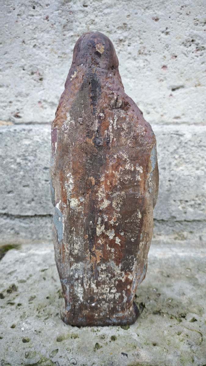 Rare tres grande Vierge poupée de Maline vers 1500-photo-1