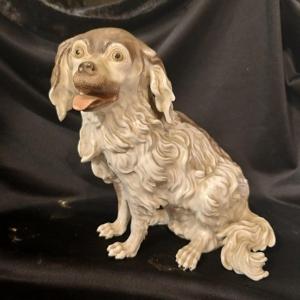 Porcelain Dog France 19th Century Samson Brand