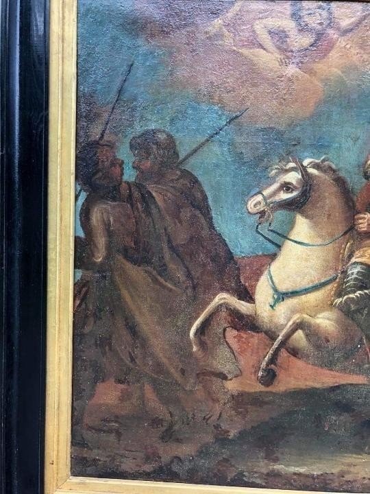 Ecole Italienne Du XVIIème Siècle Entourage De Salvator Rosa 1615-1673 Saint-paul-photo-3