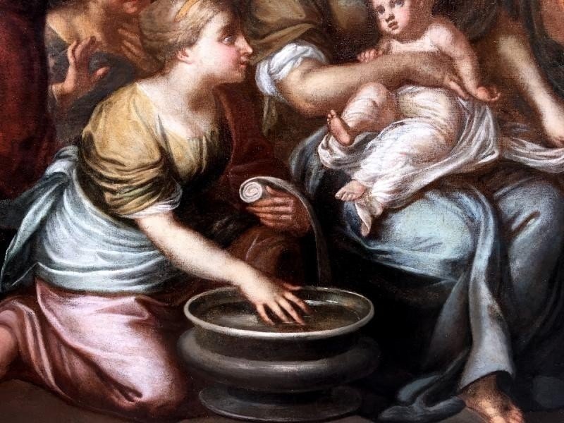 Atelier De Murillo , Bartolomé Esteban Murillo (1617-1682 Espagne) Naissance De La Vierge-photo-3