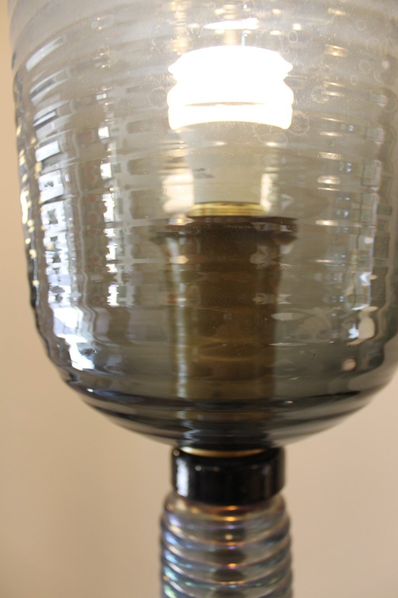 Pair Murano Floor Lamps, XXth-photo-3