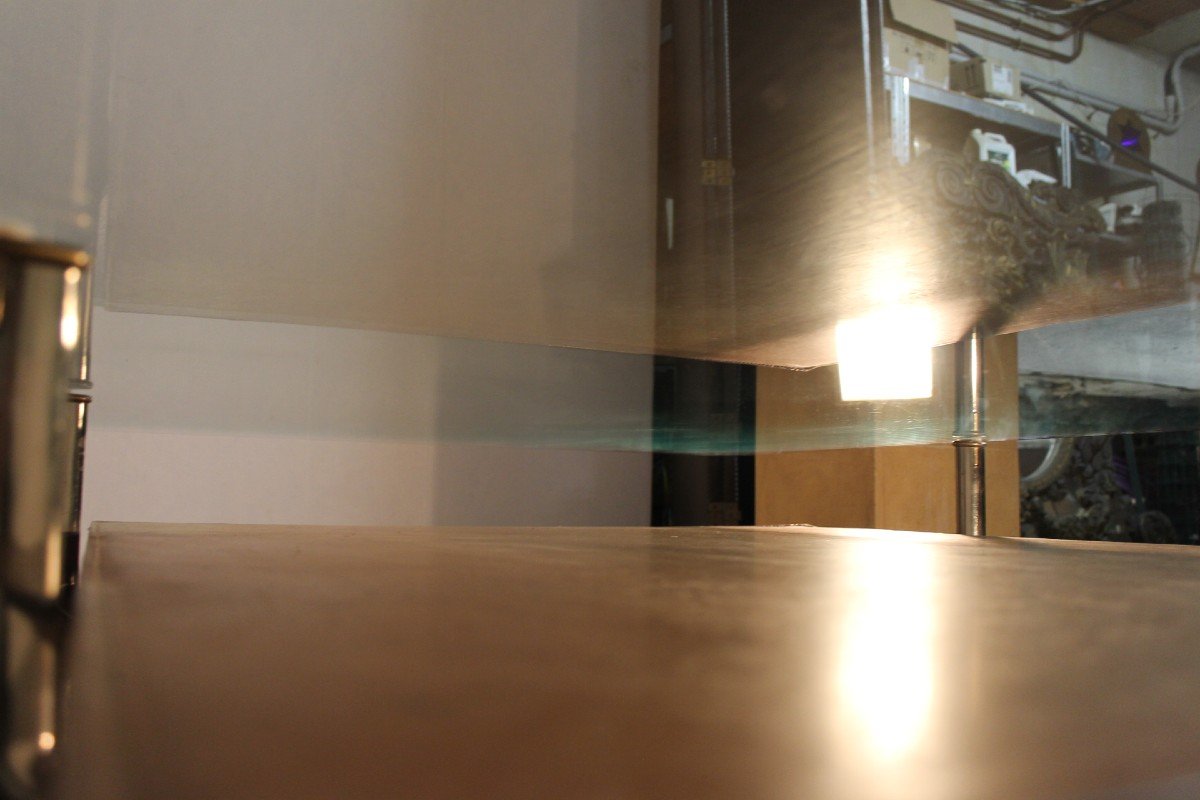 Table 'diesis' B&b Italia, Leather Coffee Table By Antonio Citterio-photo-6