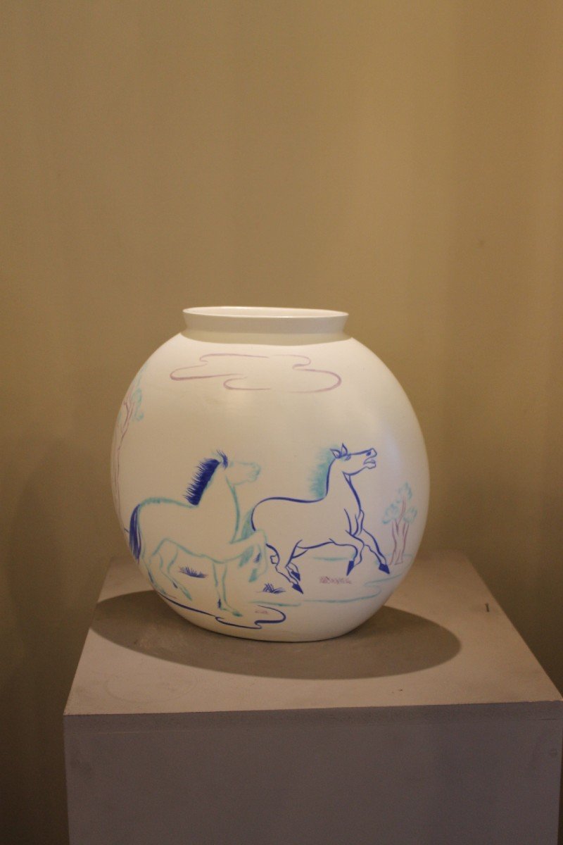 Lavenia Ceramic Vase, Guido Andioviz, 1970-photo-6