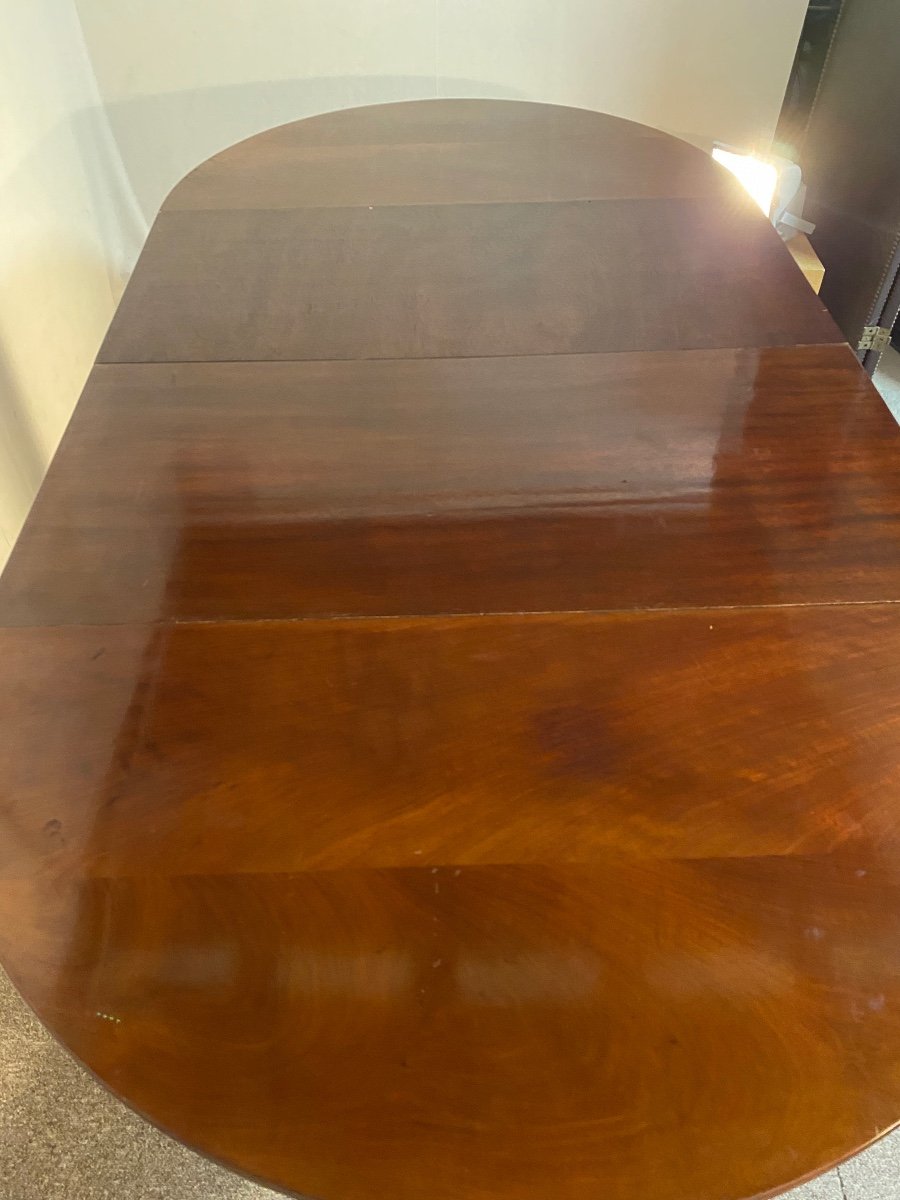 Pedestal Table In Mahogany 19th-photo-4