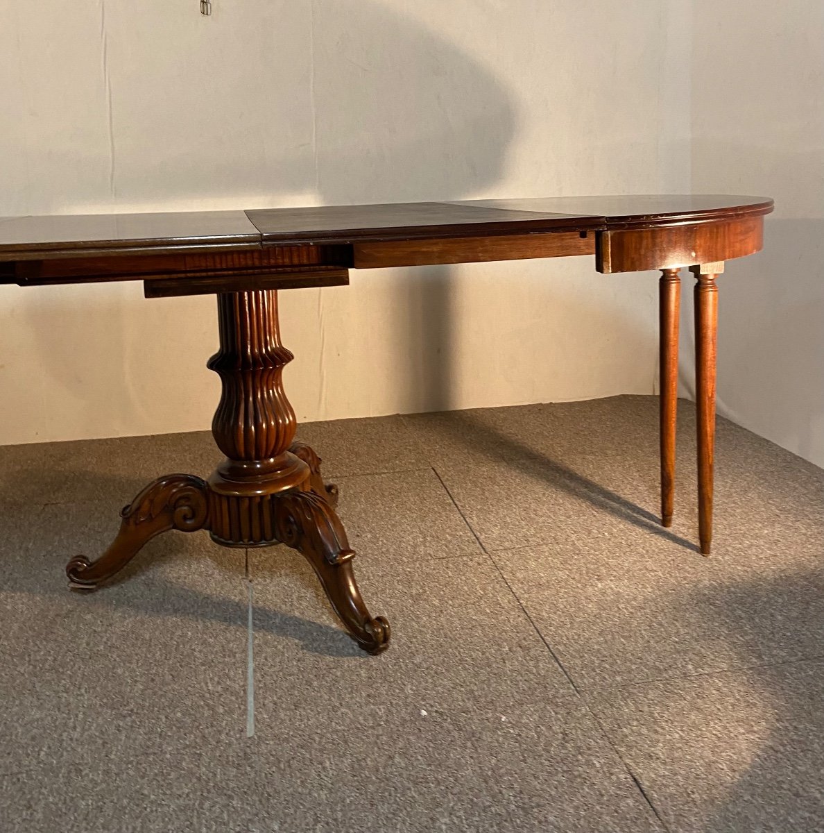 Pedestal Table In Mahogany 19th-photo-8