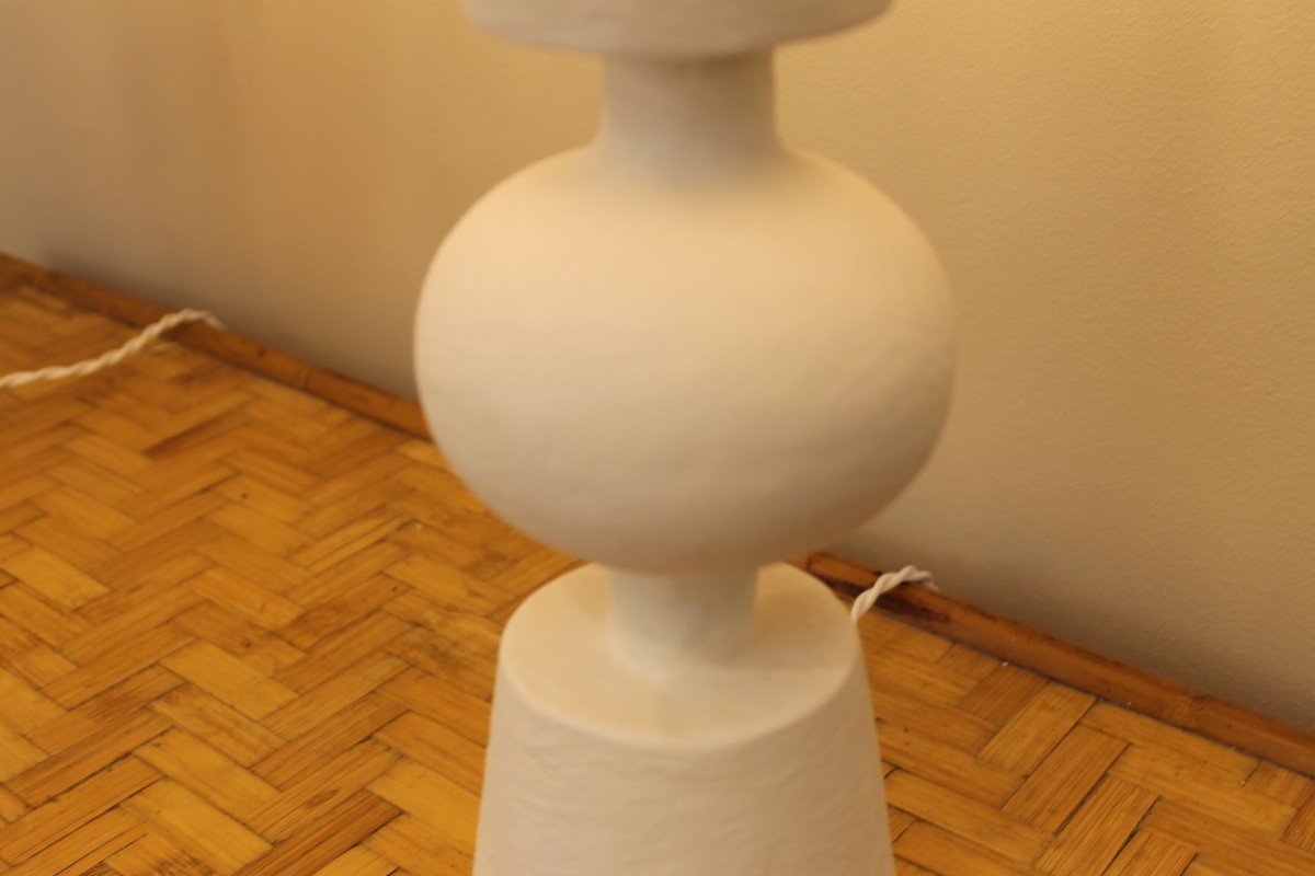 Paire Lampes Plâtres, XX ème-photo-7