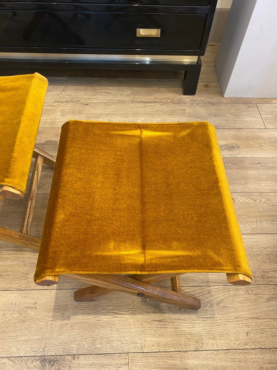 Pair Of XX Eme Stools-photo-3