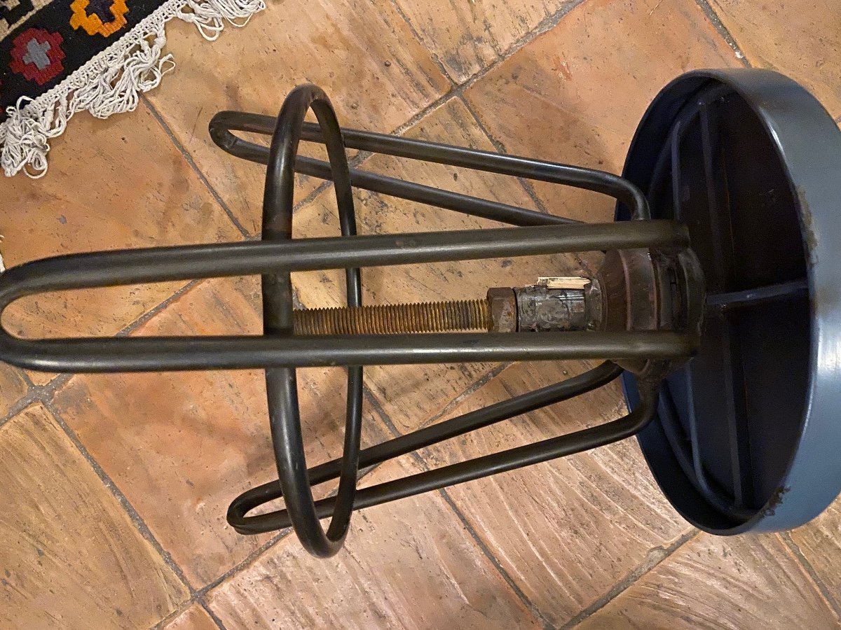 Tabouret Industriel, XX Eme-photo-3