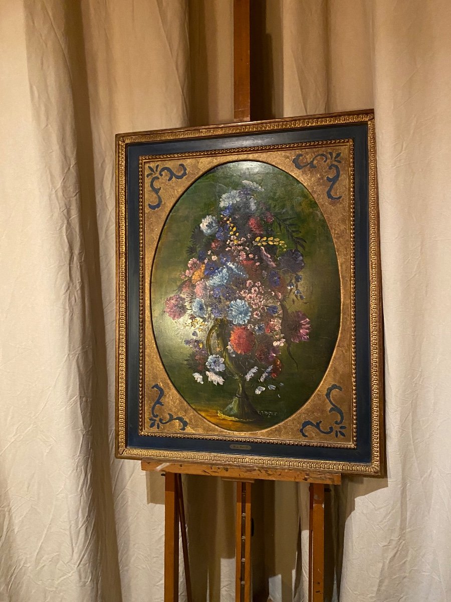 Peinture Bouquet De Fleurs , Bizet-photo-4