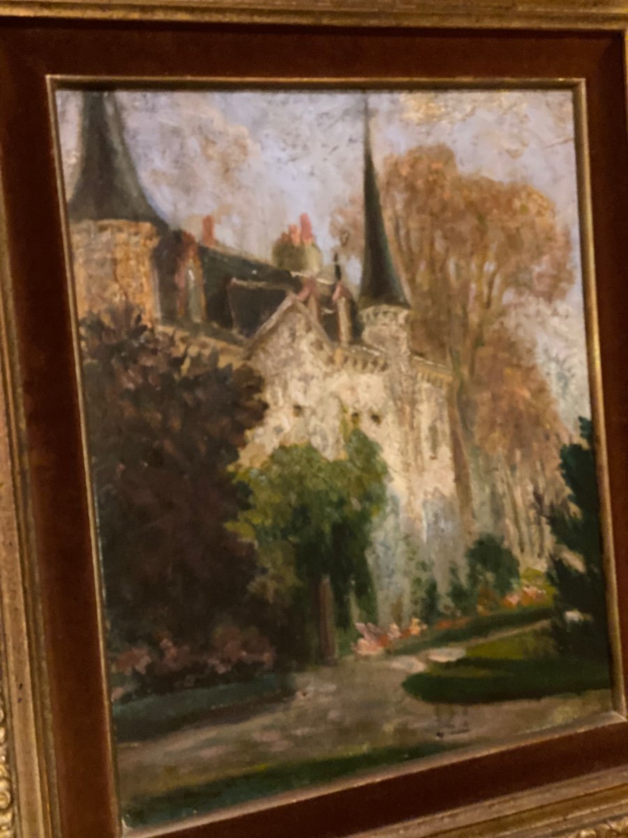 Peinture “belle Demeure “-photo-3